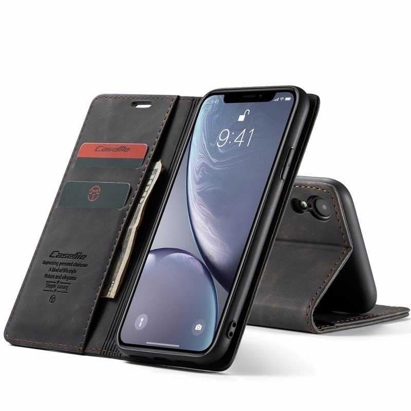 iPhone XR Elegant Flipfodral CaseMe 3-FACK