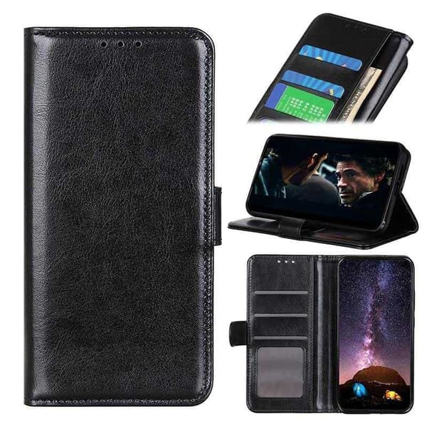 Motorola One Hyper Wallet Case PU Læder 4 RUMMET