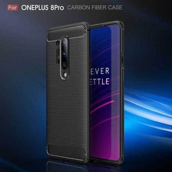 OnePlus 8 Pro Iskunkestävä SlimCarbon -suojus