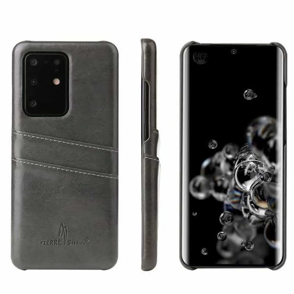 Samsung Galaxy S20 Ultra Mobil Cover Kortholder Retro