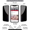 Miniatyrbillede 2 af 4: iPhone XS / X Privacy Full Coverage Premium Cover Glassback V4