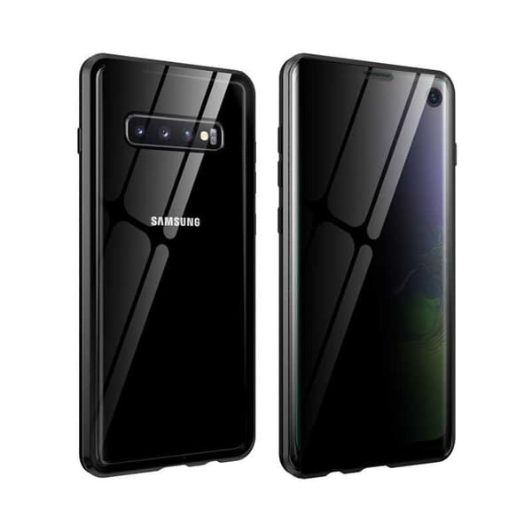 Samsung S10 Privacy Heltäckande Premium Skal Glassback V4