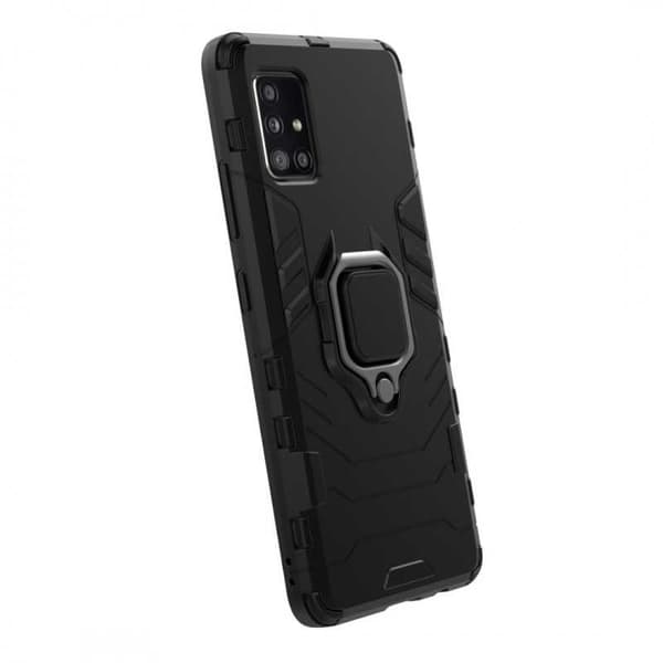 Samsung A41 stødsikkert cover med ringholder tyndarmeret