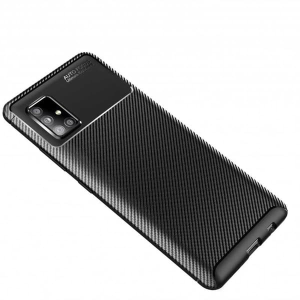 Samsung A41 Stöttåligt Slimmat Skal FullCarbon V4