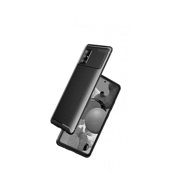 Samsung A41 Stöttåligt Slimmat Skal FullCarbon V4