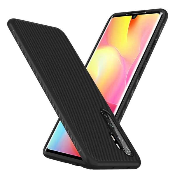 Xiaomi Mi Note 10 Lite Stilrent Stöttåligt Skal FullCarbon V3