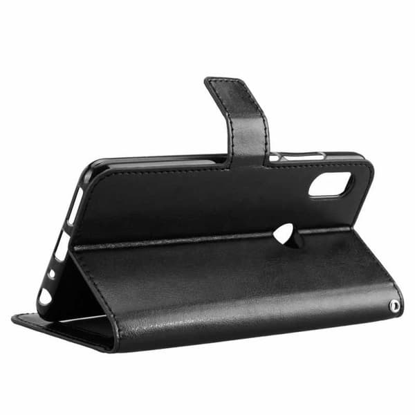Huawei Y6 2019 Pung Etui PU Læder 4 RUMMET