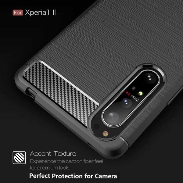 Xperia 1 II Stöttåligt Skal SlimCarbon (XQ-AT51)