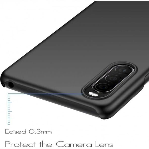 Xperia 10 II Kumipinnoitettu mattamusta Cover Basic V2 (XQ-AU52)