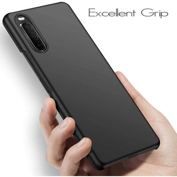 Xperia 10 II Kumipinnoitettu mattamusta Cover Basic V2 (XQ-AU52)