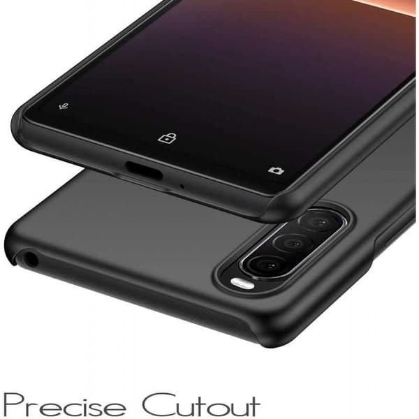 Xperia 10 II Kumipinnoitettu mattamusta Cover Basic V2 (XQ-AU52)