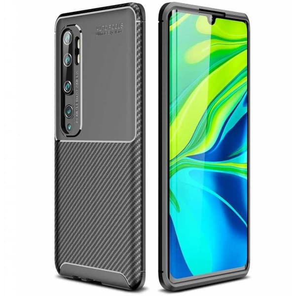 Xioami Mi 10 Pro Iskunkestävä ohut kansi FullCarbon V4