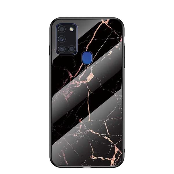 Xiaomi Mi 10 Marmorskal 9H Härdat Glas Baksida Glassback® V2