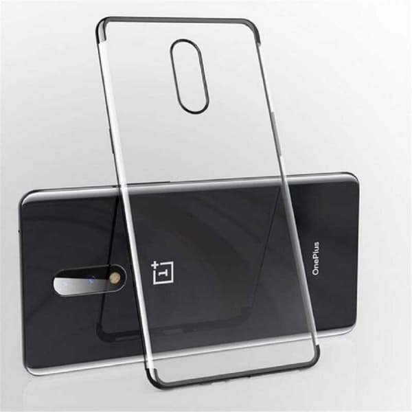 OnePlus 8 stødabsorberende gummicover V2 Röd