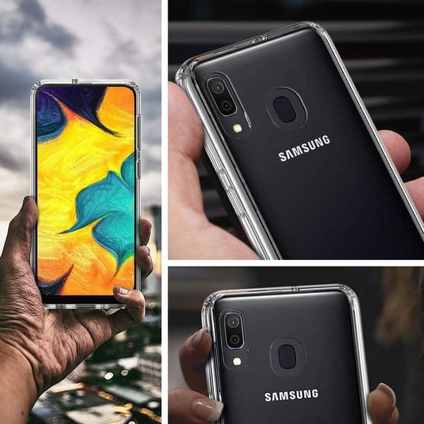 INF Samsung Galaxy A20S skal TPU Transparent