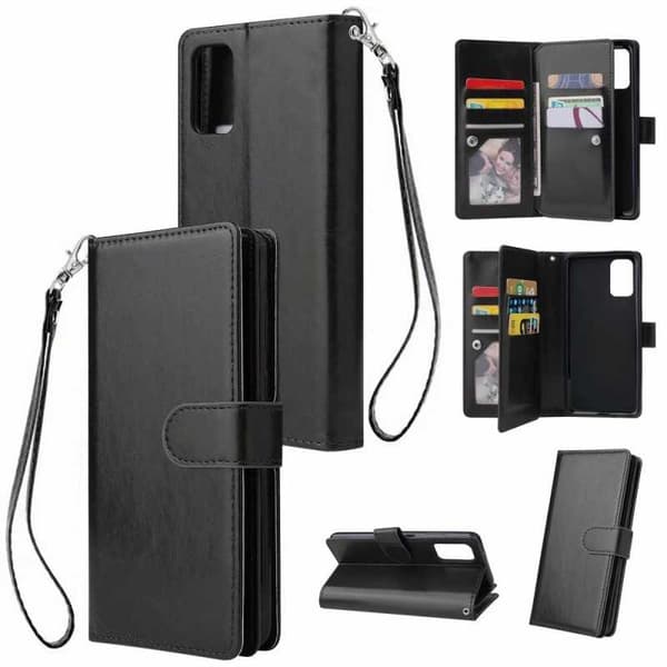 Huawei P40 Pro Praktisk pung-etui med 10-bakker