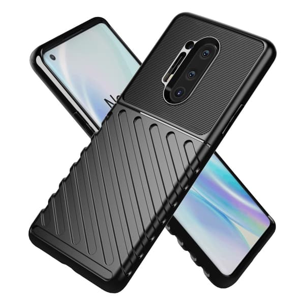 Stöttåligt Skal för OnePlus 8 Pro - Svart