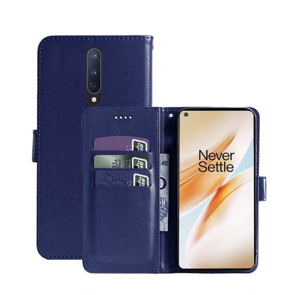 Wallet Cover 3-kort OnePlus 8 (IN2010) : farve - mørk