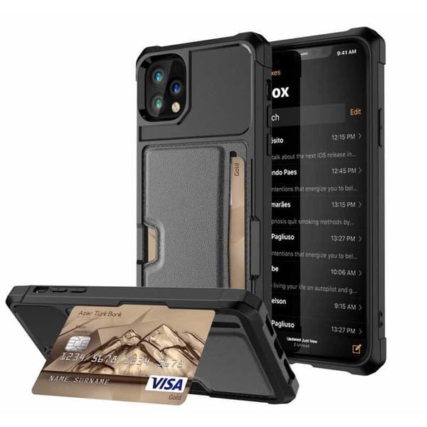 Samsung S20 Ultra stødsikkert cover med kortrum Solid V2