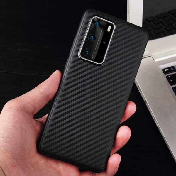 Huawei P40 Pro Stöttåligt Skal FullCarbon V2