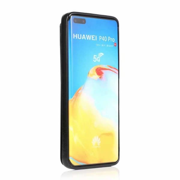 Huawei P40 Pro Support Resistent Shell Card Holder 4-Compartment Flippr
