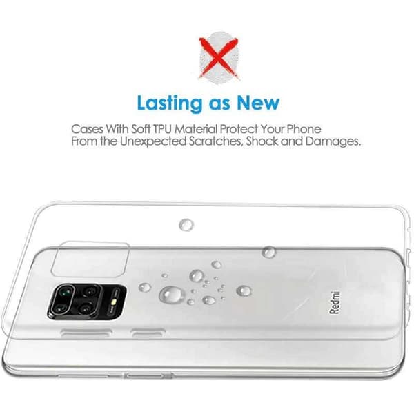 Xioami Note 9 iskuja vaimentava pehmeä kansi Simple