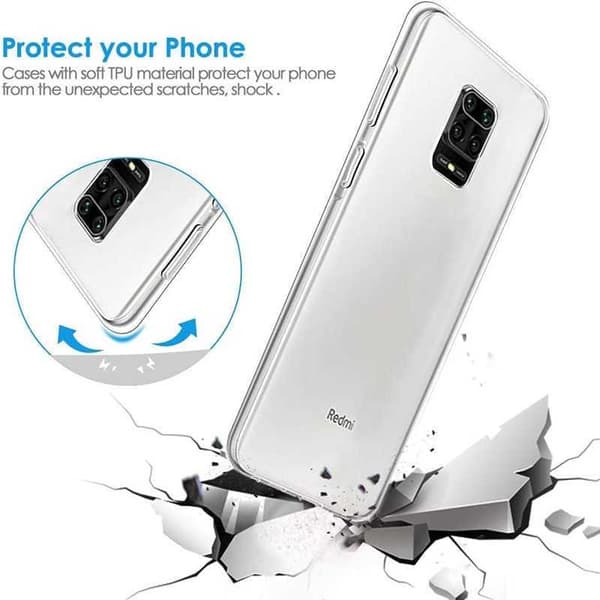 Xioami Note 9 iskuja vaimentava pehmeä kansi Simple
