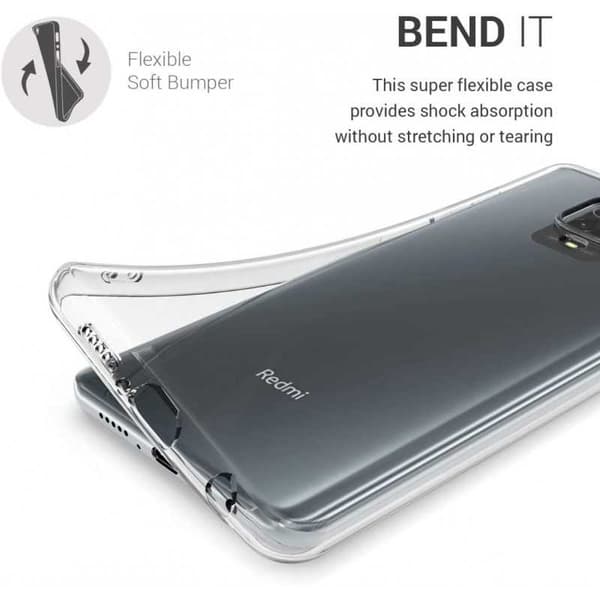 Redmi Note 9S & 9 Pro iskuja vaimentava pehmeä kansi Simple