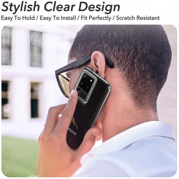 Samsung S20 Ultra stødabsorberende ridsefrit cover