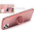 Miniatyrbillede 2 af 11: iPhone 11 Pro Max stødabsorberende cover med Ring Holder Strass
