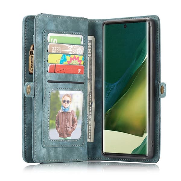 Multi-Wallet CaseMe 11-kort Samsung Galaxy Note 20 Ultra : farve - blå