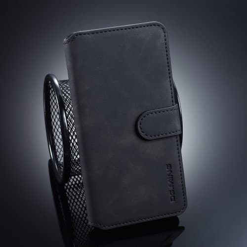 DG.MING Retro Plånboksfodral till Huawei P30 - Svart