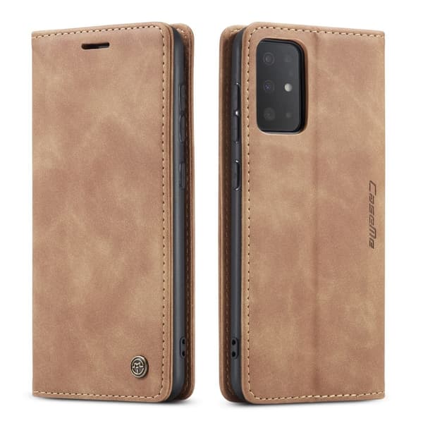CASEME 013 Series Plånboksfodral till Samsung Galaxy S20 Ultra - Ljusbrun
