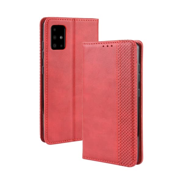 Vintage Plånboksfodral till Samsung Galaxy S20 Plus - Röd
