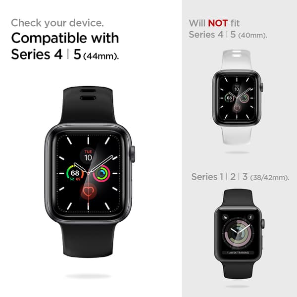 Spigen Apple Watch 44mm Skærmbeskytter ProFlex EZ Fit 2-pak
