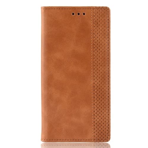 Vintage Plånboksfodral för Sony Xperia 1 - Brun