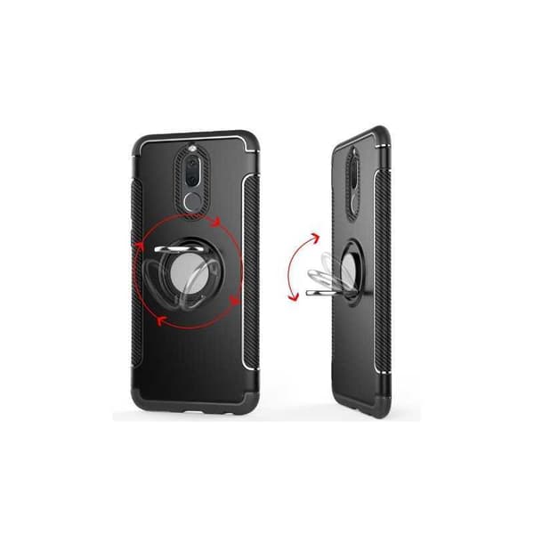 Mate 20 Lite praktisk stødsikkert dæksel med ringholder V2