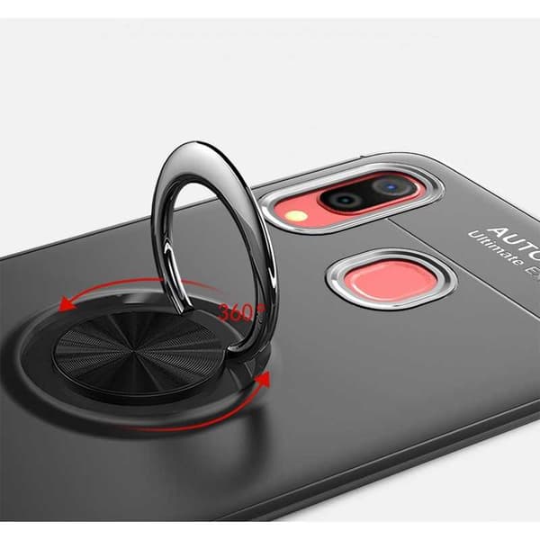 Samsung A40 Praktisk stødsikkert cover med ringholder V3
