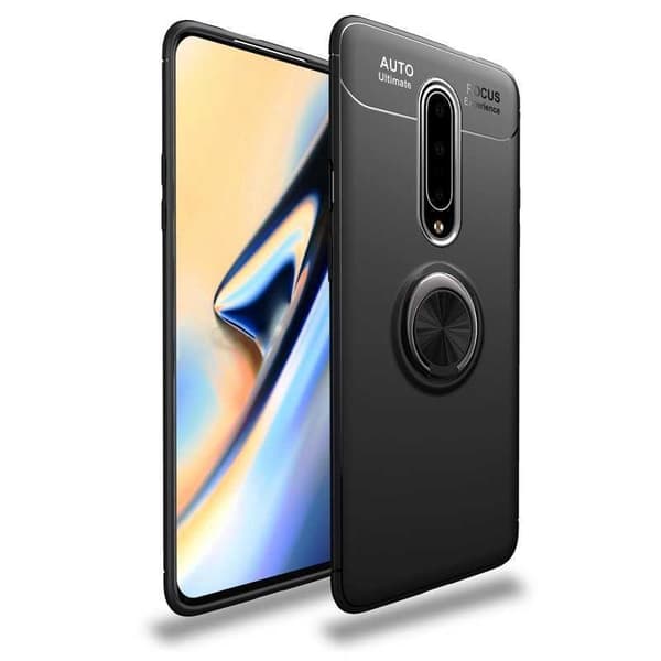 OnePlus 7 Pro Praktisk Stöttåligt Skal med Ringhållare V3