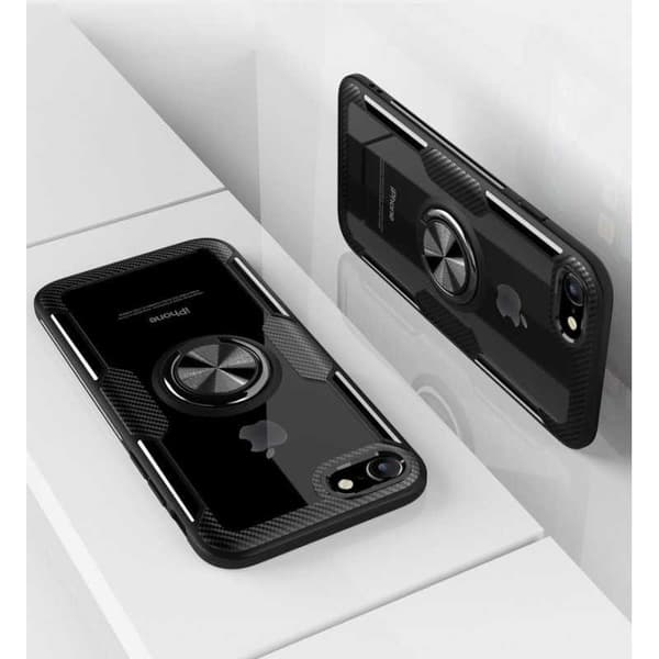 iPhone 7 Plus Käytännöllinen iskunkestävä kotelo sormustelineellä V4