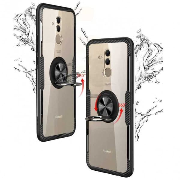 Mate 20 Lite Käytännöllinen iskunkestävä kansi sormustelineellä V4