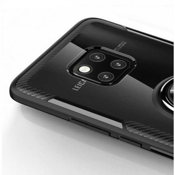 Mate 20 Pro Praktisk stødsikkert cover med ringholder V4