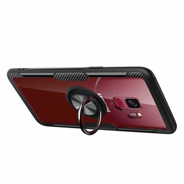 Samsung S9 Praktisk Stöttåligt Skal med Ringhållare V4