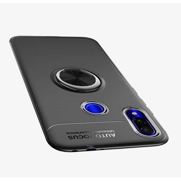 Redmi Note 7 Praktisk Stöttåligt Skal med Ringhållare V3