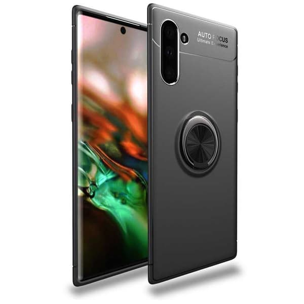 Samsung Note 10 Praktisk Stöttåligt Skal med Ringhållare V3