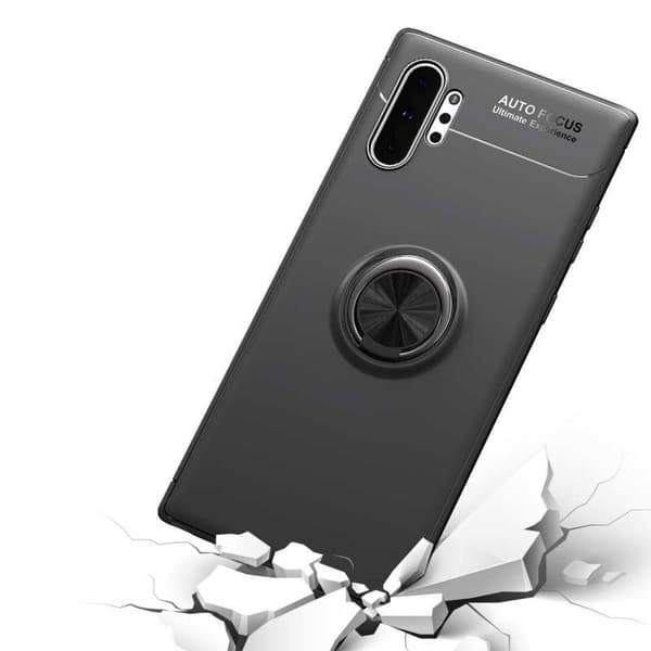 Samsung Note 10 Plus Praktisk Stöttåligt Skal med Ringhållare V3