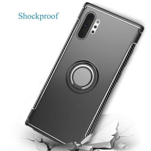 Samsung Note 10 Praktisk Stöttåligt Skal med Ringhållare V2