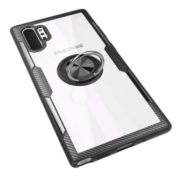 Samsung Note 10 Plus Praktisk Stöttåligt Skal med Ringhållare V4
