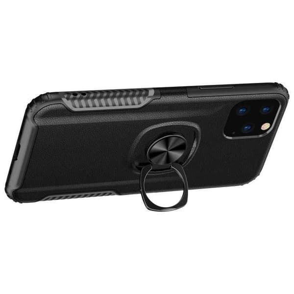 iPhone 11 Pro Max Praktisk stødsikkert cover med ringholder V5