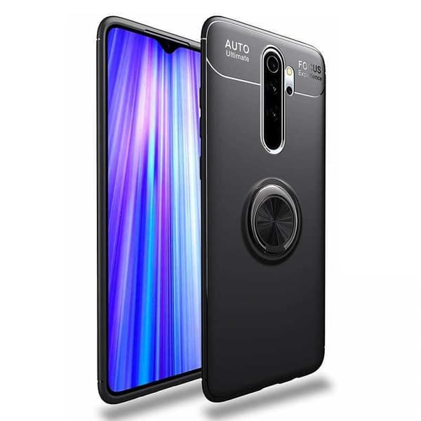 Redmi Note 8 Pro käytännöllinen iskunkestävä kotelo rengaspidikkeellä V3